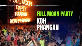 Full Moon Party  Koh Phangan Thailand fullmoonparty thaibeach thaitravel [upl. by Shelli778]