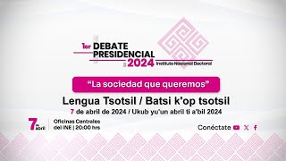 Primer Debate Presidencial  México 2024 Lengua Tsotsil [upl. by Haela]