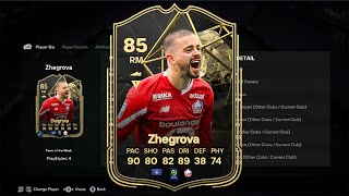 EA FC 24  85 TOTW Edon Zhegrova  Player Review  Ultimate Team [upl. by Ahtikal]