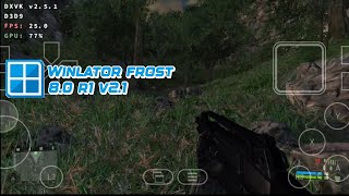 Crysis Winlator Frost 80 R1 V21 Snapdragon 720g Android [upl. by Raouf]