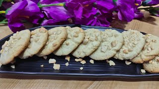 Eggless Cashew Nut Cookies Recipe  Kaju Cookies Recipe [upl. by Hornstein55]