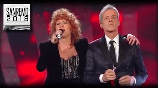 Sanremo 2018  Fiorella Mannoia Baglioni e Favino con quotMio fratello che guardi il mondoquot [upl. by Aenehs]