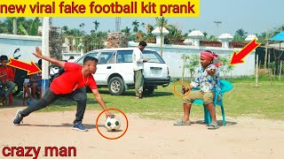 new viral Fake Football Kick Prank 2024 Football Scary PrankGone WRONG REACTION  By Razu prank tv [upl. by Noyr]