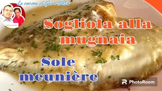 Only 3 ingredients you need for delicious Sogliola alla mugnaia  Sole meunière [upl. by Einobe]