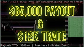 65k PAYOUT FROM FTT amp 12k TRADE NQ Futures Copy Trading [upl. by Kenna]