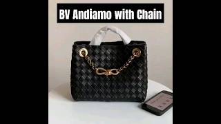 Bottega Veneta Small Andiamo With Chain top handle bag andiamobottegaveneta bottegavenetabag [upl. by Trillbee]