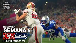 San Francisco 49ers vs Seattle Seahawks  Semana 6  NFL 2024  Highlights Resumen en español [upl. by Nomzaj731]