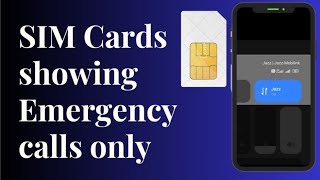 How to fix SIM cards showing Emergency calls only [upl. by Nyrol]