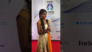 Forbes India WPower Maleesha Kharwa is our youngest selfmade achiever [upl. by Adnolehs363]