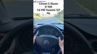 CİTROEN CELYSEE 0100  YAZILIMLI 16 HDİ 127 HP test inceleme citroen [upl. by Perr]