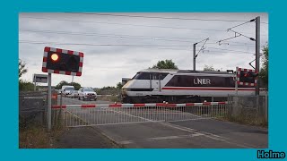 Holme Level Crossing Cambridgeshire 010724 [upl. by Anitroc]