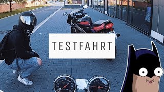 ICH FAHRE EINE SPORTLER KAWASAKI ZXR TESTFAHRT [upl. by Tella]