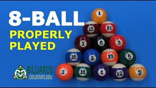 HOW TO PLAY 8 BALL … The “Official Rules” of Pool [upl. by Nyladnarb]