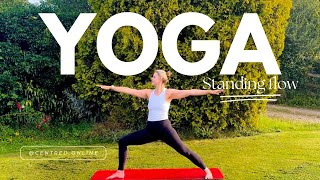 Full Body Standing Yoga Flow  BeginnerFriendly No Mat Needed [upl. by Baxter]