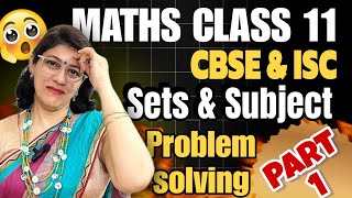 SETS  MATHEMATICS CLASS 11  PART 1 [upl. by Ellezaj]