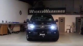 2018 Ford F150 Flashing Strobe Lights for Trucks  Amber amp White Strobe Lights Package [upl. by Diogenes]