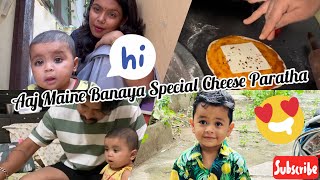 Special Cheese Paratha 😜😁 Dhiyu Ko Bhi Mumma Jaise Promotional Videos Banana Hai 😂 Tamanna  Vlog [upl. by Harias]