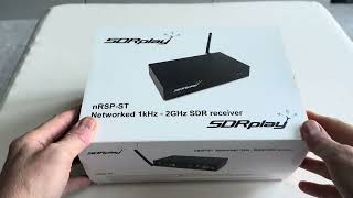 Unboxing the new SDRplay nRSPST  the allinone plugandplay networked SDR receiver [upl. by Boor]