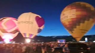 Balloon Glow Labor Day Lift Off 2024 Colorado Springs Colorado [upl. by Refinne]