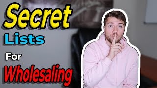 Wholesaling Real Estate  Secret Lists Of Motivated Sellers [upl. by Braynard589]