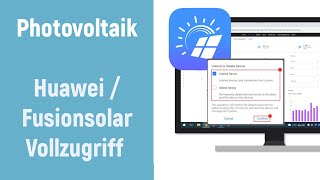 Tutorial Huawei Fusionsolar  Installer mit Vollzugriff werden [upl. by Persons]