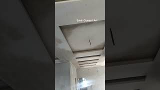 How To Make Ceiling Design। 🏡🥰 interiordesign ceiling ceilingfan home [upl. by Shantee482]