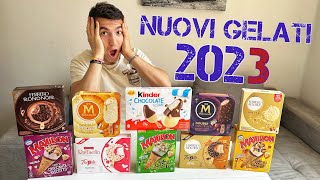 NUOVI GELATI 2023  KINDER chocolate MAGNUM popcorn MAXIBON al pistacchio FERRERO ROCHER triple [upl. by Loris]