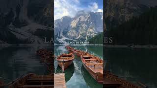 Welcome to the stunning Lago di Braies Italy travel shorts [upl. by Recneps101]