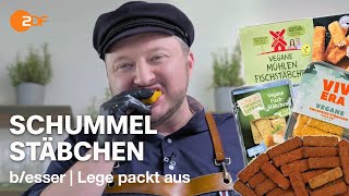 Fake Fisch Sebastian macht vegane Fischstäbchen im Handumdrehen  Lege packt aus [upl. by Lipp]