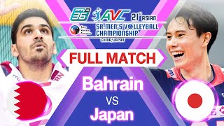 Bahrain vs Japan  Full Match  PPTV 2021 Asian Sr mens JVA Volleyball Championship  Pool A [upl. by Leitman]