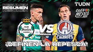 Resumen y goles  Santos vs Atl San Luis  Grita México BBVA AP2021  J17  TUDN [upl. by Aeneas438]