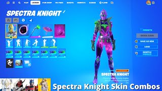 Spectra Knight Skin Combos Fortnite Battle Royale [upl. by Wawro]