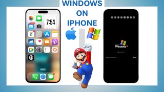 How to install windows on iPhone Play windows games on iPhone NO Jailbreaks [upl. by Odnomor380]