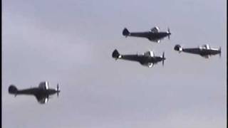 Battle of Britain Fighter Flypast  Part 2 [upl. by Aliahkim]