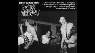 Minor Threat  First Demo Tape  Full Album [upl. by Salena73]