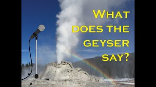 Talking Geyser Yellowstone Volcano Update May 2023 [upl. by Htiderem703]