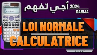 how to use calculatrice casio fx 991es plus LA LOI NORMALE DARIJA [upl. by Annavoig]