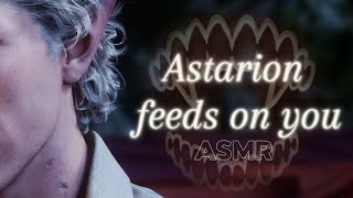 【ASMR】 Astarion feeds on you ♡ Vampire feeding Breathing Gulping sounds Headpats ♡ [upl. by Anayaran]