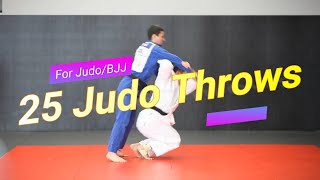 25 Amazing Judo Throws You Should Watch [upl. by Sale753]