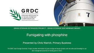 Grain Storage – Fumigating with phosphine [upl. by Nairahcaz]