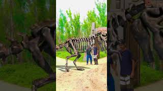 TRex Dinosaur Skeleton in Jurassic World dinosaur jurassicworld [upl. by Monk]