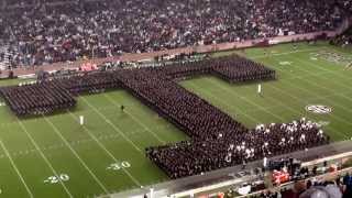 Fightin Texas Aggie Band Halftime Drill  Missouri Game at Kyle Field on November 15 2014 [upl. by Jehu]