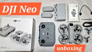 DJI Neo drone unboxing [upl. by Aliahs]