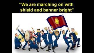 We Are Marching On With Shield and Banner Bright Happy Song [upl. by Aseretairam]