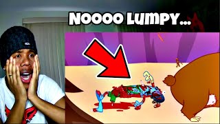 Lumpy and Flaky Get VIOLATEDHappy Tree Friends  Take a Hike REACTION [upl. by Nevear]