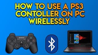 How To Use A PS3 Controller On A PC Wirelessly [upl. by Yadseut]