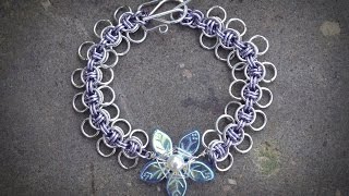 The Making of the Bluebell Chainmaille Bracelet [upl. by Leveridge]