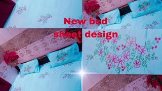 Hand Embroidery Silk Thread Flower Design Tutorial  Satin Stitch Flower Embroidery Design [upl. by Nevaed]