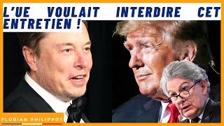 TrumpMusk  l’entretien ultra explosif  l’Europe voulait même l’interdire [upl. by Nagar]