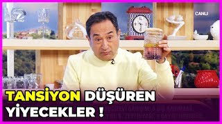 Hangi Yiyecekler Tansiyonu Düşürür  Dr Feridun Kunak Show  12 Mart 2019 [upl. by Deeyn960]